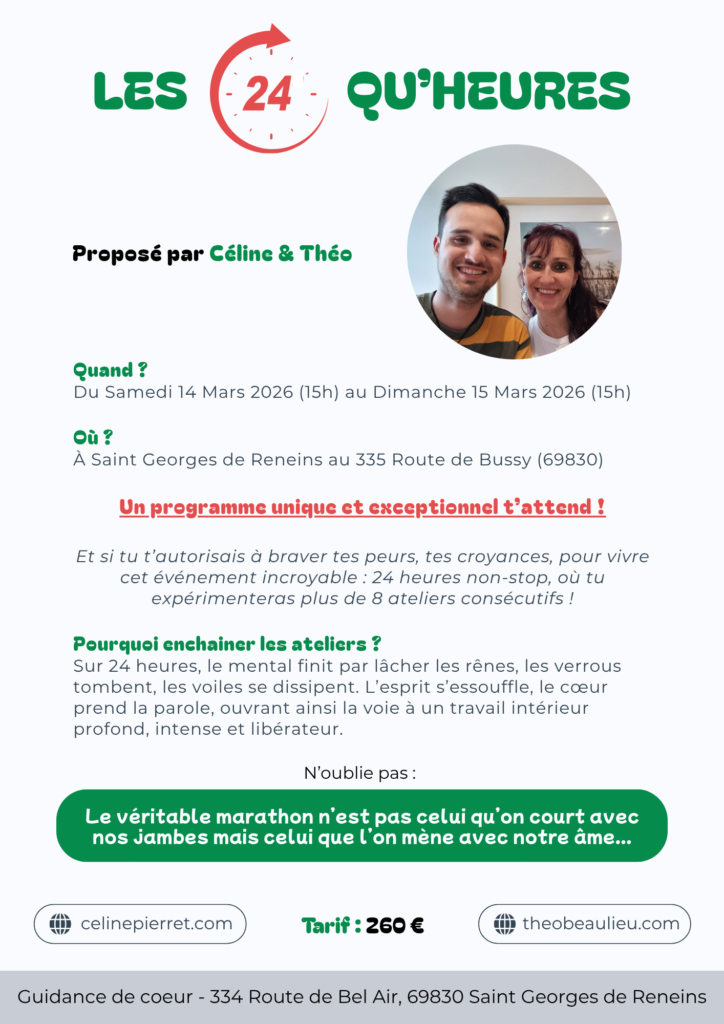 Affiche Atelier les 24 qu'heures